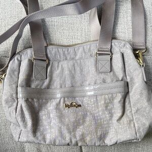 Kipling Textured Gray Baby Bag\ Crossbody